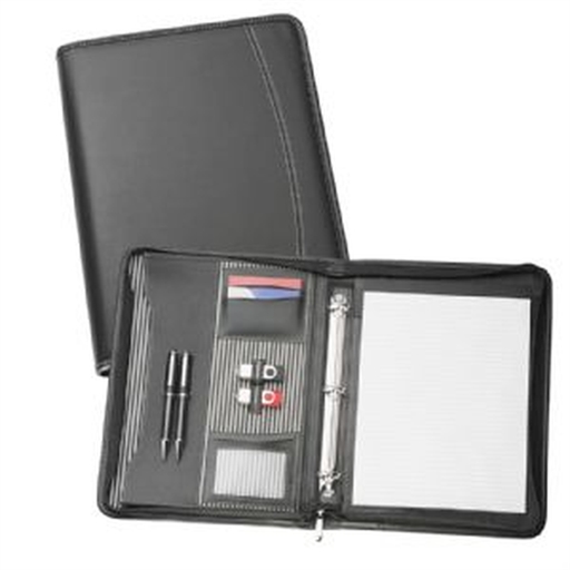 A4 Zippered Compendium With Removable 3 Ring Bind