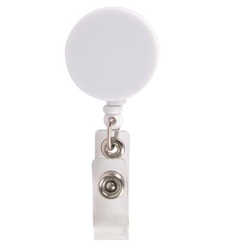 Retractable Name Badge Holder With Metal Clip