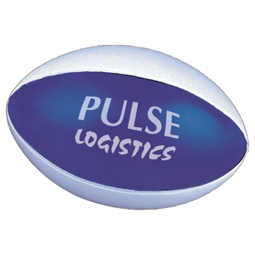 Stress Rugby Ball, Blue/White
