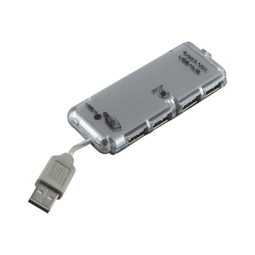 Crystal Mini USB 4 Port Hub